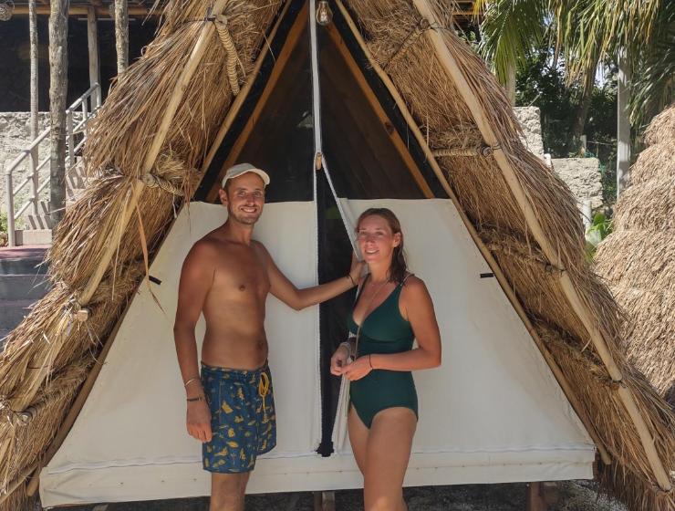 Glamping Asana Bacalar - Yoga & canoa - Free bikes