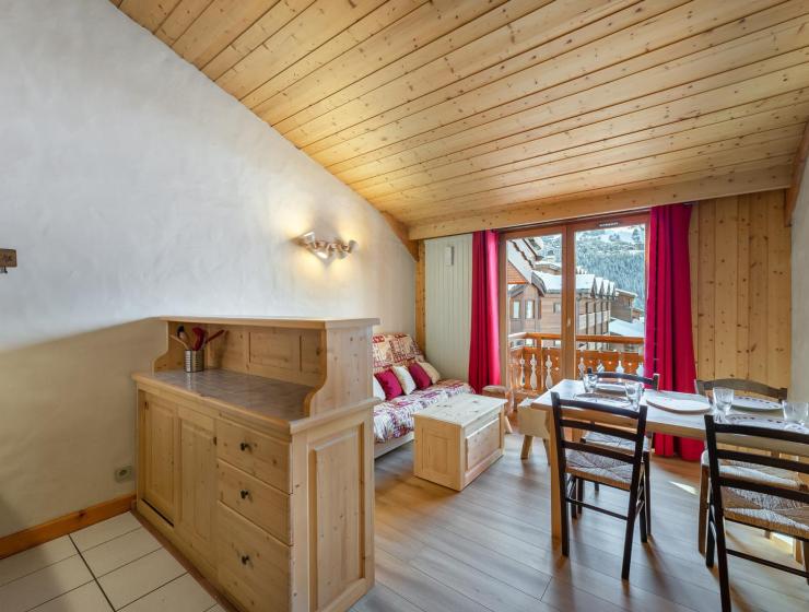 Studio avec Mezzanine, Vue Montagne, Proche Pistes - Courchevel Moriond - FR-1-563-107