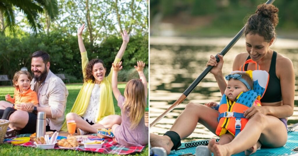 Lakeside Picnic and Paddle (outdoor vacation ideas with a toddler)
